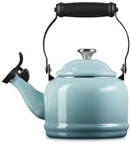 Le Creuset Enamel On Steel Demi Tea Kettle, 1.25 qt., Sea Salt - Image 3