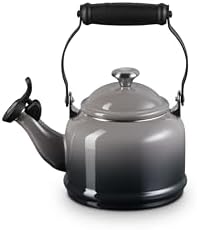 Le Creuset Enamel On Steel Demi Tea Kettle, 1.25 qt., Oyster - Image 2