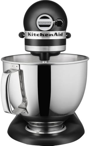 KitchenAid Artisan 5-Quart Tilt-Head Stand Mixer in Black Matte Bundle