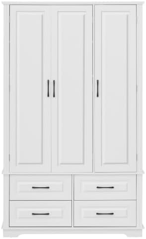 Merax 72" Kitchen Pantry Cabinet with 3 Pull-Out Trays & 5 Door Racks