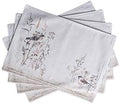 Maison d' Hermine Placemats Set of 4 Reusable 100% Cotton (13"x19")
