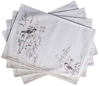 Maison d' Hermine Placemats Set of 4 Reusable 100% Cotton (13"x19")