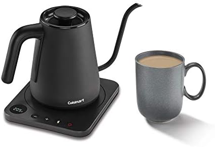 Cuisinart GK-1 Digital Goose Neck Kettle, Precision Gooseneck Spout Designed for Precise Pour Control that Holds 1-Liter, 1200-Watt Allows for Quick Heat Up, Stainless Steel,Black - Image 3