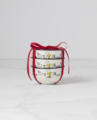Lenox 897684 Chef Snoopy Mini Bowls, Set Of 3 - Image 3