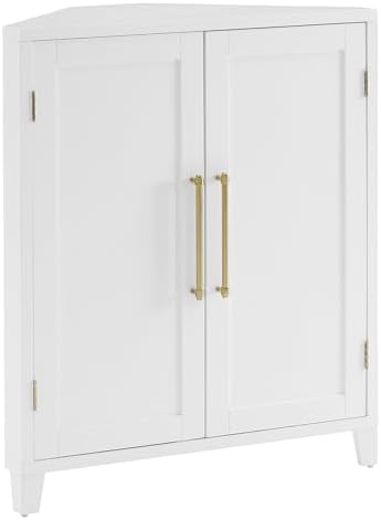 Crosley Furniture Roarke Stackable Corner Pantry Storage Cabinet