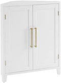 Crosley Furniture Roarke Stackable Corner Pantry Storage Cabinet