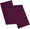 AVKA Studio 100% Cotton Ribbed Table Runner - Pack of 1-13 x 72 Inches - Wine - Dining Or Kitchen Table Runner Thick Construction for Everyday Use, Picnics, Outdoor Table, Parties, Wedding, etc
