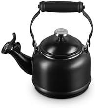 Le Creuset Enamel On Steel Demi Tea Kettle, 1.25 qt., Licorice by Unknown