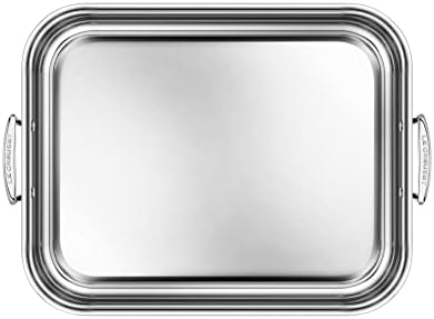 Le Creuset Stainless Steel Roasting Pan with Nonstick Rack, 16.25" x 13.25"