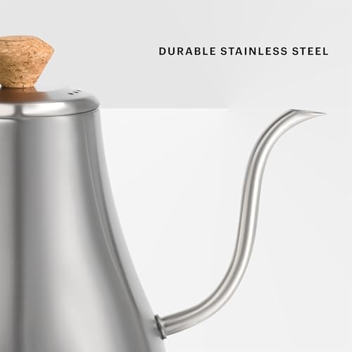 Bodum 27oz Melior Gooseneck Electric Water Kettle, Pour Over Coffee & Tea, Brushed Stainless Steel - Image 6