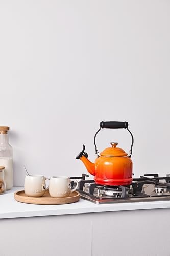 Le Creuset Enamel On Steel Demi Tea Kettle, 1.25 qt., Flame - Image 5