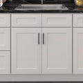 Furinno Shaker Sink Bases Kitchen Cabinet, 2-Doors, White