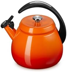 Le Creuset Enamel on Steel Cloche Kettle, 2.2 qt., Flame - Image 2