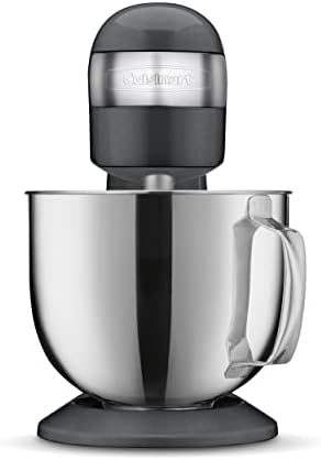 Cuisinart SMD-50GPH Precision Pro 5.5-Quart Digital Stand Mixer with 12-Speeds, 3 Preprogrammed Food Prep Settings, Mixing Bowl, Whisk, Flat Mixing Paddle, Dough Hook, and Splash Guard, Graphite