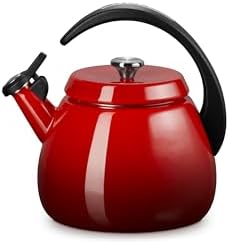 Le Creuset Enamel on Steel Cloche Kettle, 2.2 qt., Cerise by Unknown