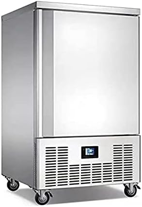 Kolice Commercial Heavy Duty 110V 60HZ 10 Trays Blast Chiller,Chest Freezer,Blast Freezer -40°F~+37.4°F,1200W for Dough,Fresh Meat,Chicken,Sea Food in Hotels,Bars,Cafes,Restaurant,Canteens
