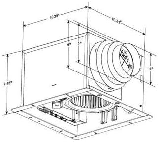 Aero Pure ABF110L6SG - Exhaust Fans Ventilation