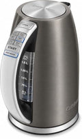 Cuisinart PerfecTemp 1.7-Liter Electric Kettle, Cordless Electric Tea Kettle, 1500W for Fast Heat-Up, 6 Preset Temperatures, 30-Minute Keep Warm, Stay Cool Nonslip Handle, Graphite Gray by Cuisinart