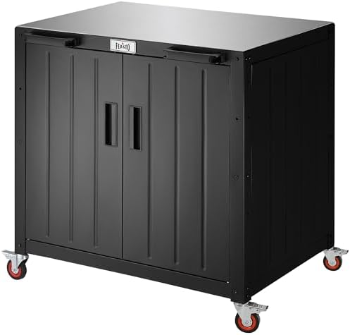 Feasto Modular Outdoor Kitchen Island with Storage and Stainless Steel Top