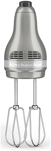 KitchenAid 5 Ultra Power Speed Hand Mixer, KHM512, Contour Silver