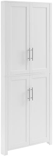 Crosley Furniture Savannah Corner Pantry Storage Cabinet