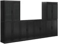 Crosley Furniture Essen 3-Piece Glass Door Pantry & Sideboard Set