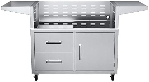 EdgeStar GRL420CART 42" Cart with Door and Drawer Combo for GRL420 Series Grills - Stainless Steel