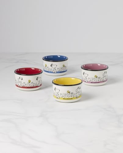Lenox Chef Snoopy Porcelain Snack Bowls, 12oz, Set of 4 - Image 2