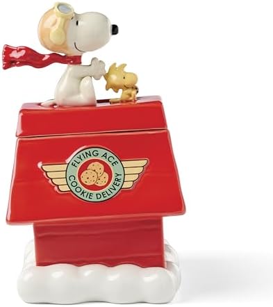 Lenox Chef Snoopy Figural Cookie Jar by Lenox
