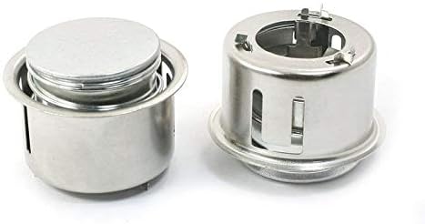 COMOK Round Magnetic Center Thermostat Sensor for Electric Rice Cooker Silver Tone 2PCS