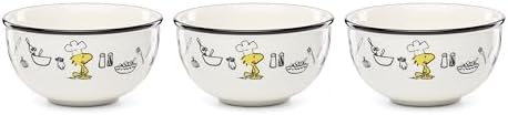 Lenox 897684 Chef Snoopy Mini Bowls, Set Of 3 by Lenox