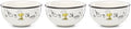 Lenox 897684 Chef Snoopy Mini Bowls, Set Of 3 by Lenox