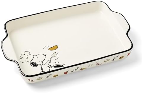 Lenox Chef Snoopy Stoneware Rectangular Baking Dish by Lenox