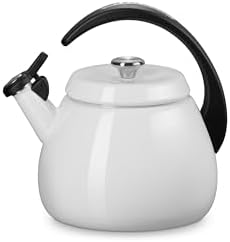 Le Creuset Enamel on Steel Cloche Kettle, 2.2 qt., White by Unknown