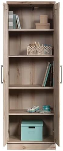 Sauder HomePlus Two Door Storage Cabinet/Pantry Cabinet, Pacific Maple Finish