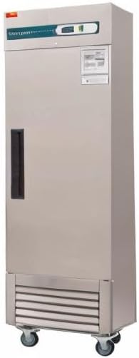 WESTLAKE Commercial Freezer 27"W Stainless Steel Reach-in Solid Single Door Upright Fan Cooling 23 Cu.ft Freezer for Restaurant, Bar, Shop, etc