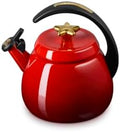 Le Creuset Enamel on Steel Cloche Kettle, 2.2 qt., Cerise/Gold Star by Unknown