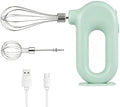 Cordless Hand Mixer, 4 Speed Handheld Egg Beater Portable Electric Whisk