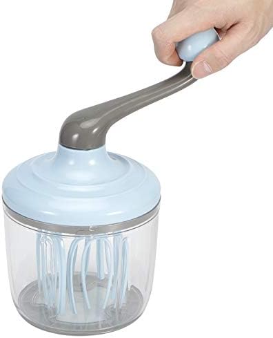 Oumefar Cream Mixer Multi-Function Hand-Cranked Cream Mixer Removable Limiting Buckle for Home for Milkshake