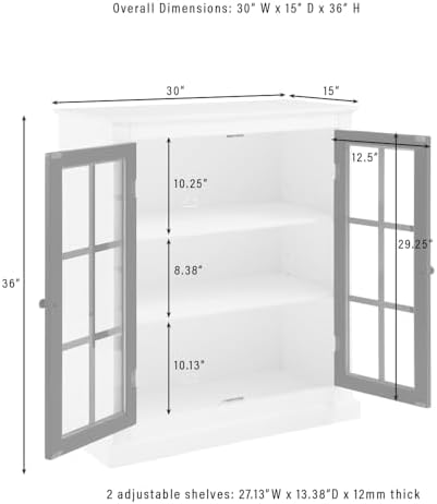 Crosley Furniture Cecily Stackable Pantry Storage Cabinet