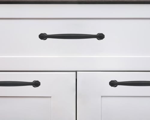 khtumeware 1 Pack Appliance Pull 18 Inch(457mm) Black Cabinet Pulls Black Kitchen Matte Black Cabinet Handles Kitchen Cabinet Hardware for Cupboard Drawer Handles Dresser Pulls