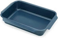 Joseph Joseph Nest Bakeware and Roasting Pan, Carbon Steel Baking Pan with Non-Stick Coating, Easy-Pull Handles, Organized Kitchen Storage, Large, Blue
