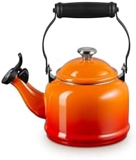 Le Creuset Enamel On Steel Demi Tea Kettle, 1.25 qt., Flame - Image 2