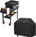 Grill Table and Grill Cover Fit Blackstone Griddle 22” or 17” and stand