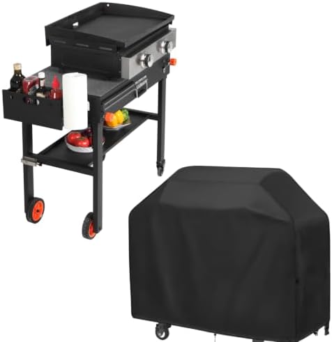 Grill Table and Grill Cover Fit Blackstone Griddle 22” or 17” and stand