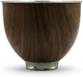 Wood Grain 5 Qt Stainless Steel Mixer Bowl for Kitchenaid Tilt-Head Mixer