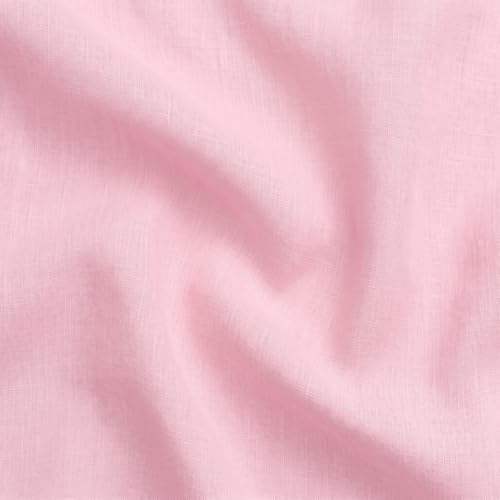 Solino Home 100% Linen Napkins Pink Lemonade, Fete 20 x 20 in, Set of 4