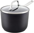 KitchenAid Hard-Anodized Induction Sauce Pan with Lid, 2-Quart Saucepan