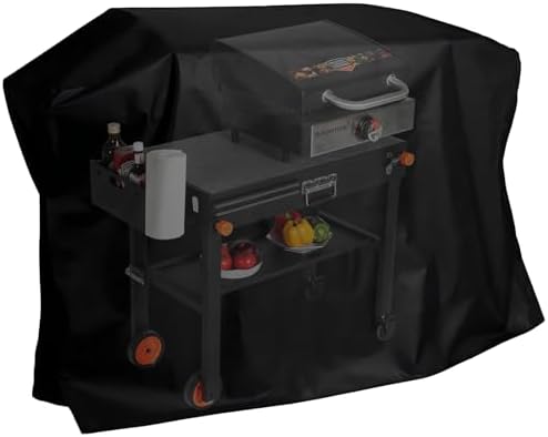 Grill Table and Grill Cover Fit Blackstone Griddle 22” or 17” and stand