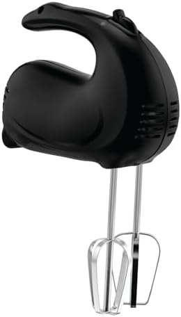 Continental Electric Hand Mixer 5 Speed Chrome Beaters 150 Watt Motor